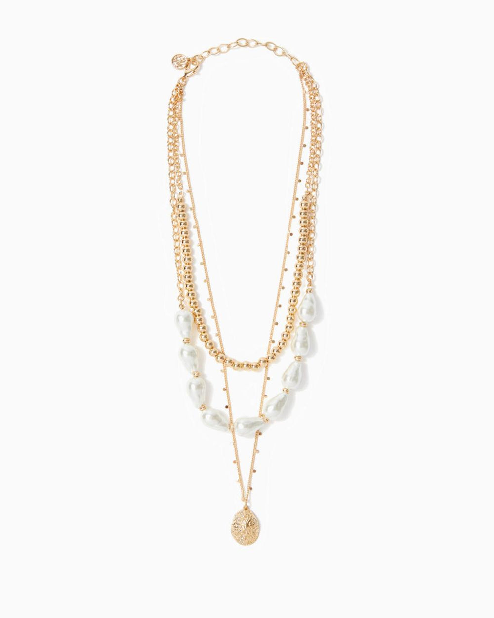 Lilly Pulitzer Sway Necklace Gold Metallic | Women Jewelry