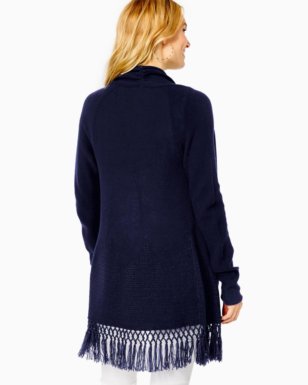 Lilly Pulitzer Tatum Cardigan True Navy | Women Tops