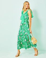 Lilly Pulitzer Teresa Maxi Dress Conch Shell Pink Lets Go Bananas | Women Swing Dresses