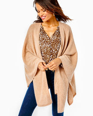 Lilly Pulitzer Terri Cashmere Wrap Heathered Tiki Hut | Women Tops