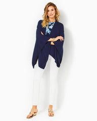 Lilly Pulitzer Terri Sweater Wrap True Navy | Women Tops