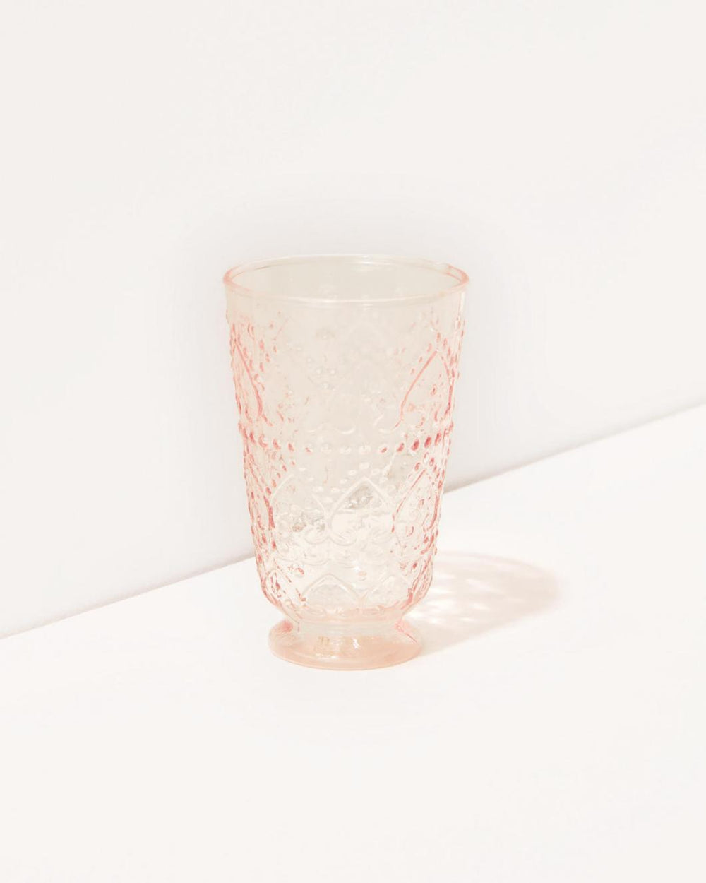 Lilly Pulitzer Textured Glass Tumbler Set Conch Shell Pink | Women Tabletop