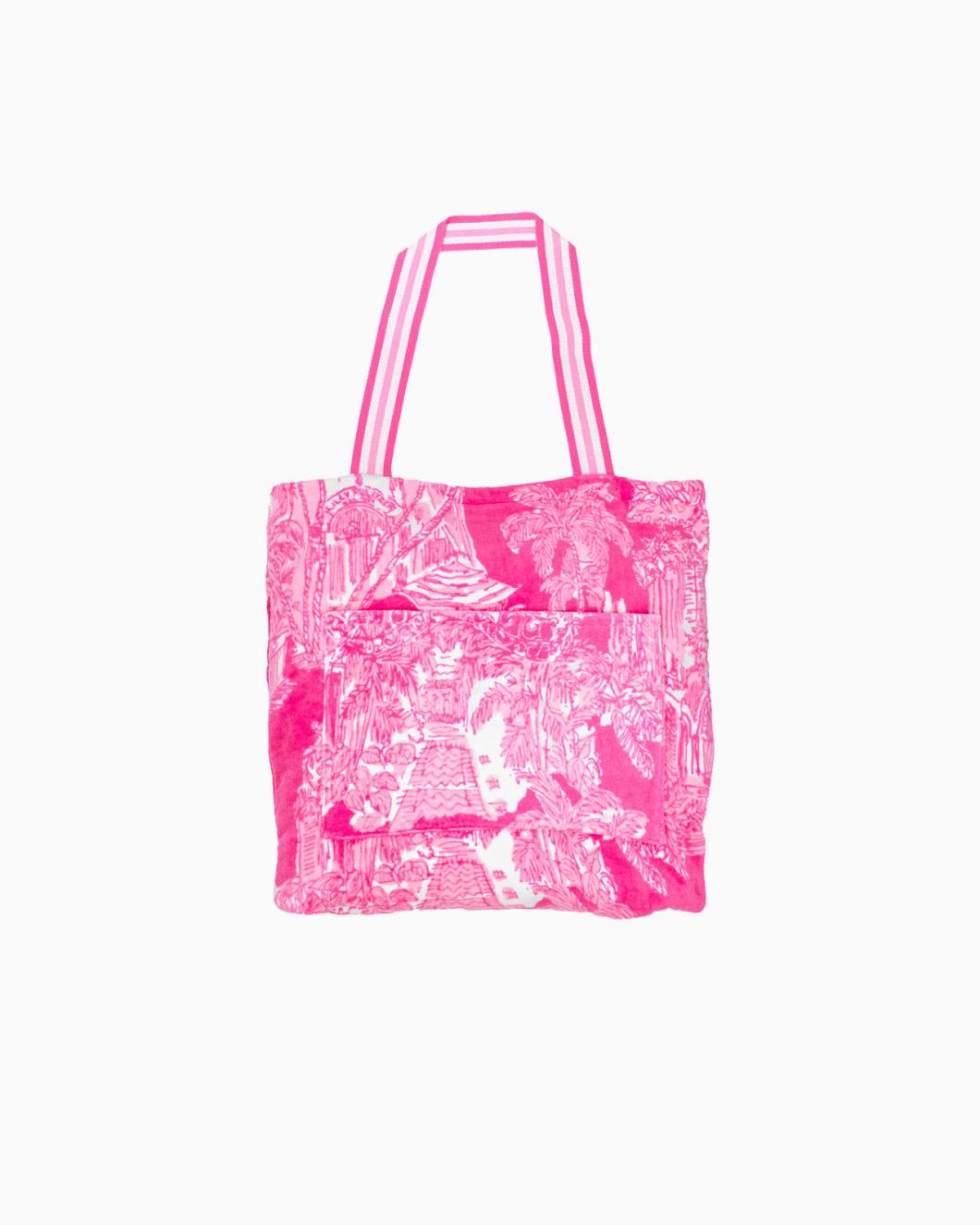 Lilly Pulitzer Towel Tote Resort White Pb Anniversary Toile | Women Bags
