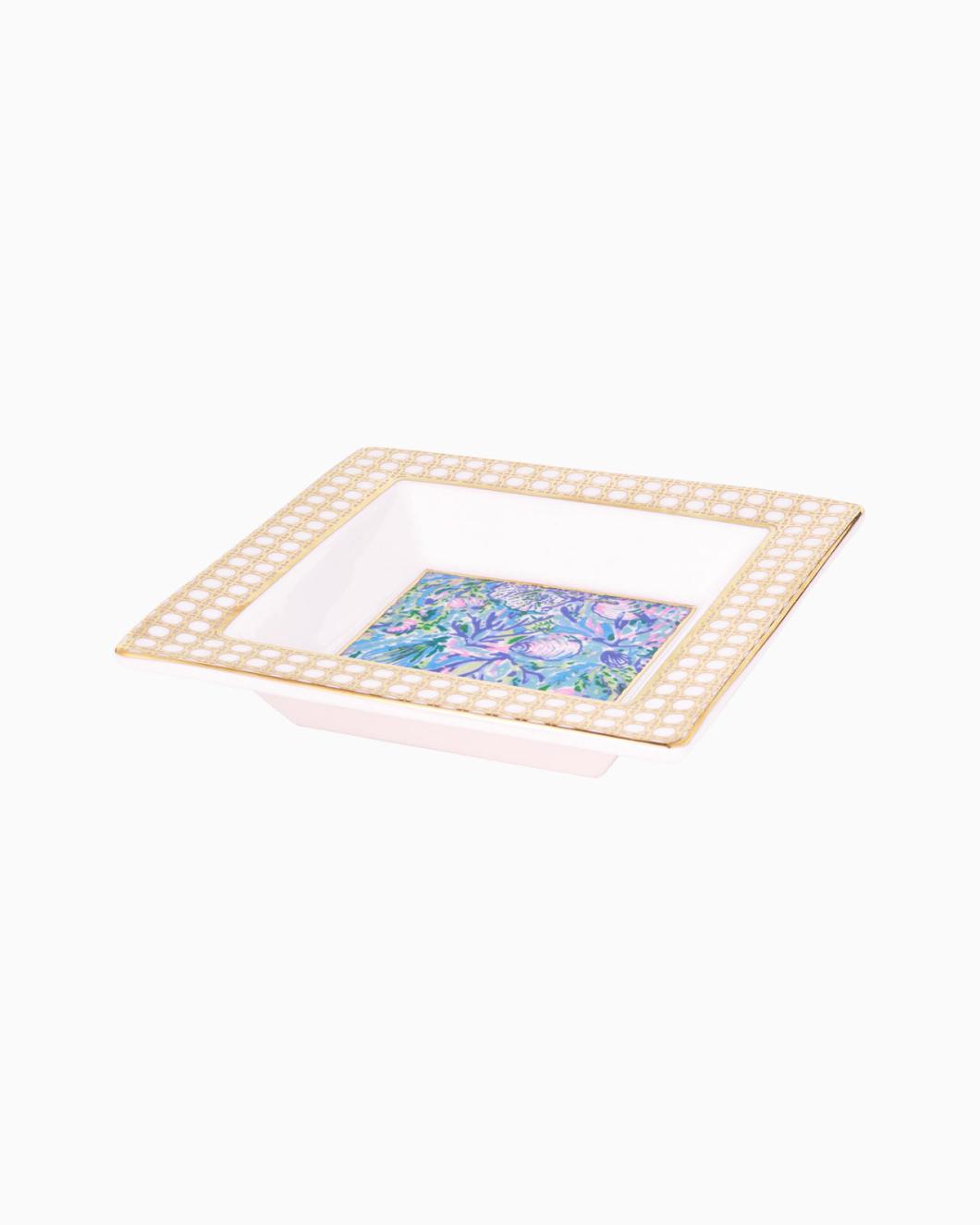 Lilly Pulitzer Trinket Tray Surf Blue Soleil It On Me | Women Home Decor
