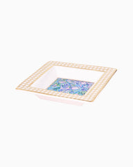 Lilly Pulitzer Trinket Tray Surf Blue Soleil It On Me | Women Home Decor