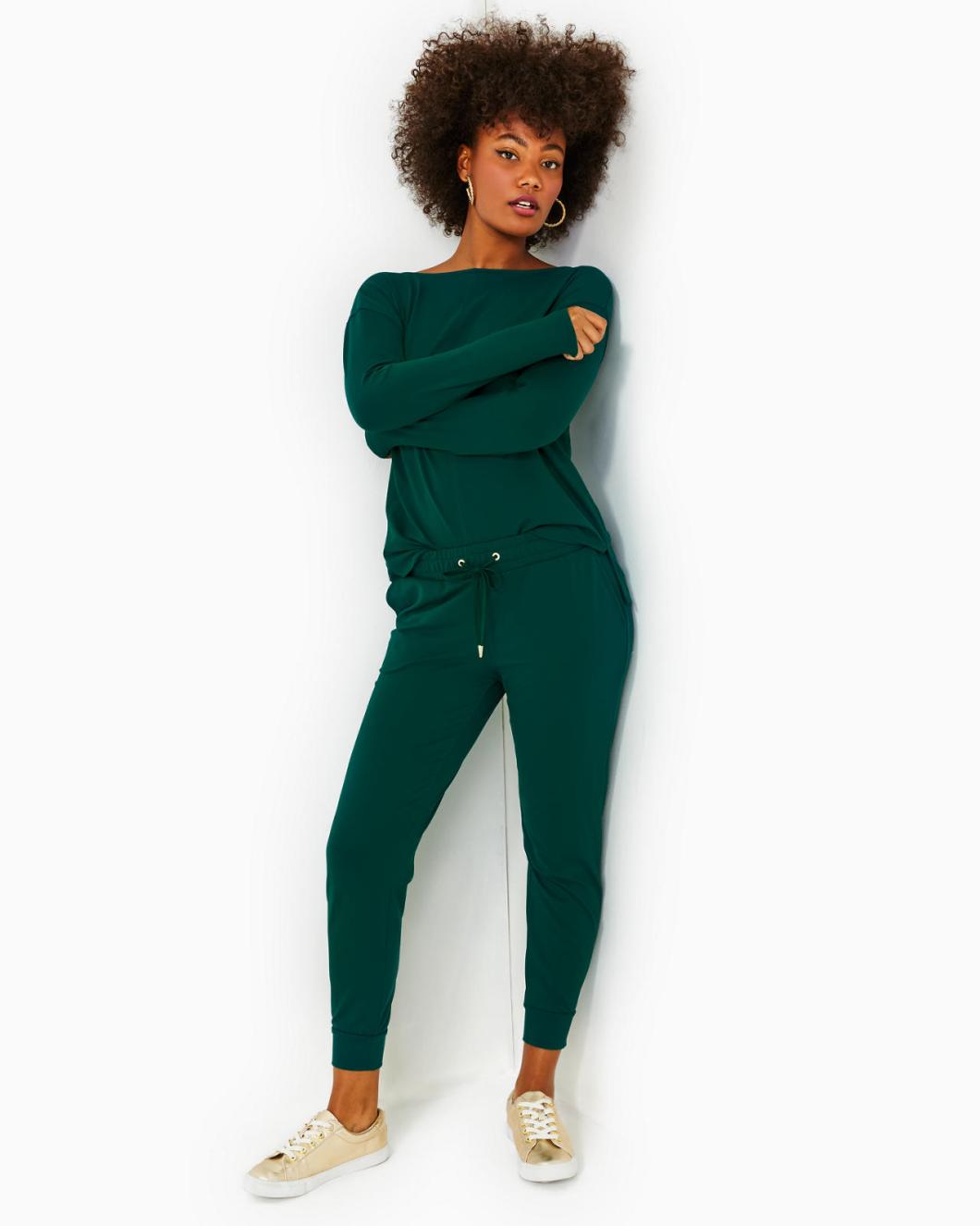 Lilly Pulitzer Upf 50+ 27" Lillabeth Pant Evergreen | Women Bottoms