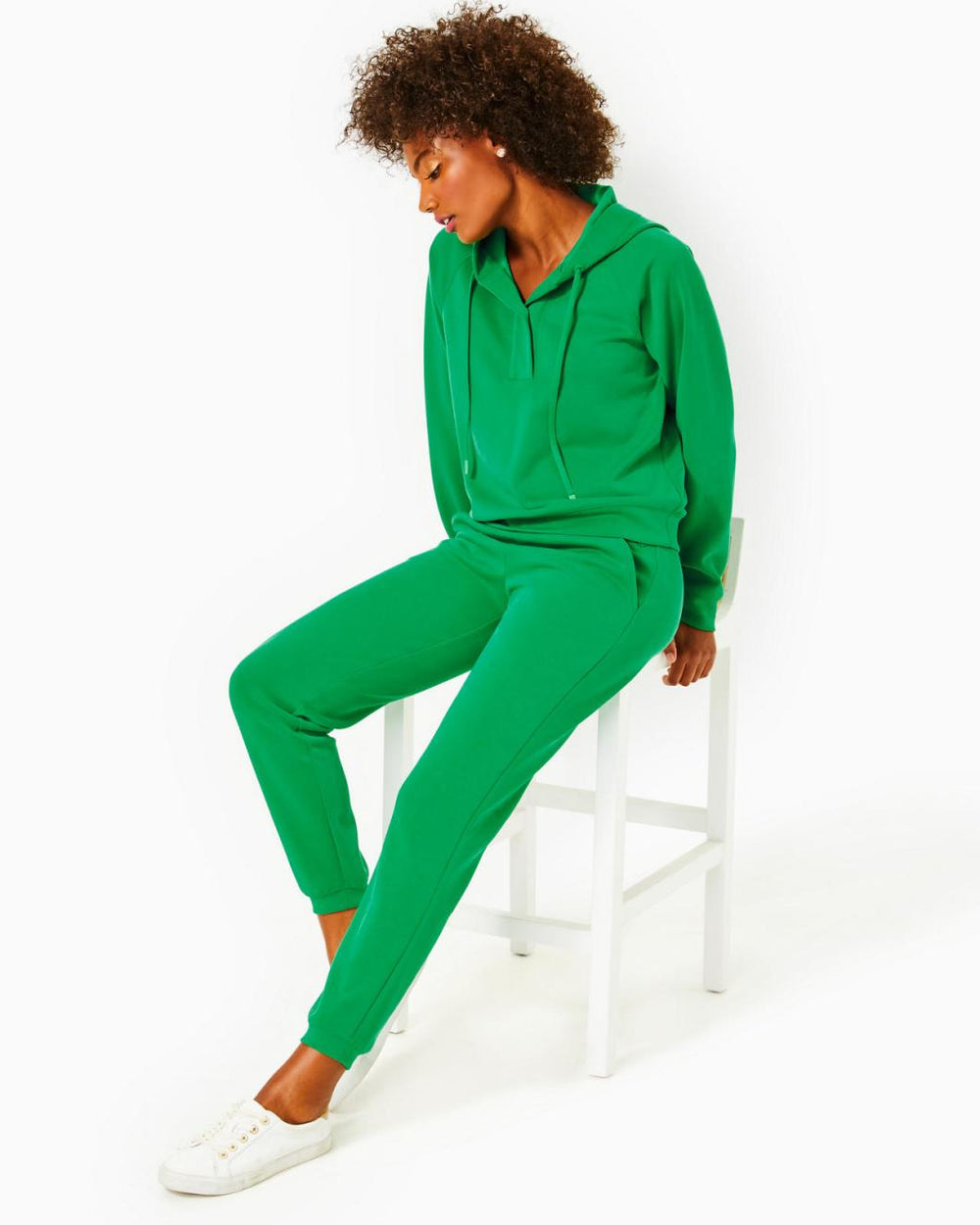 Lilly Pulitzer Upf 50+ 28" Aveena Knit Pant Kelly Green | Women Bottoms