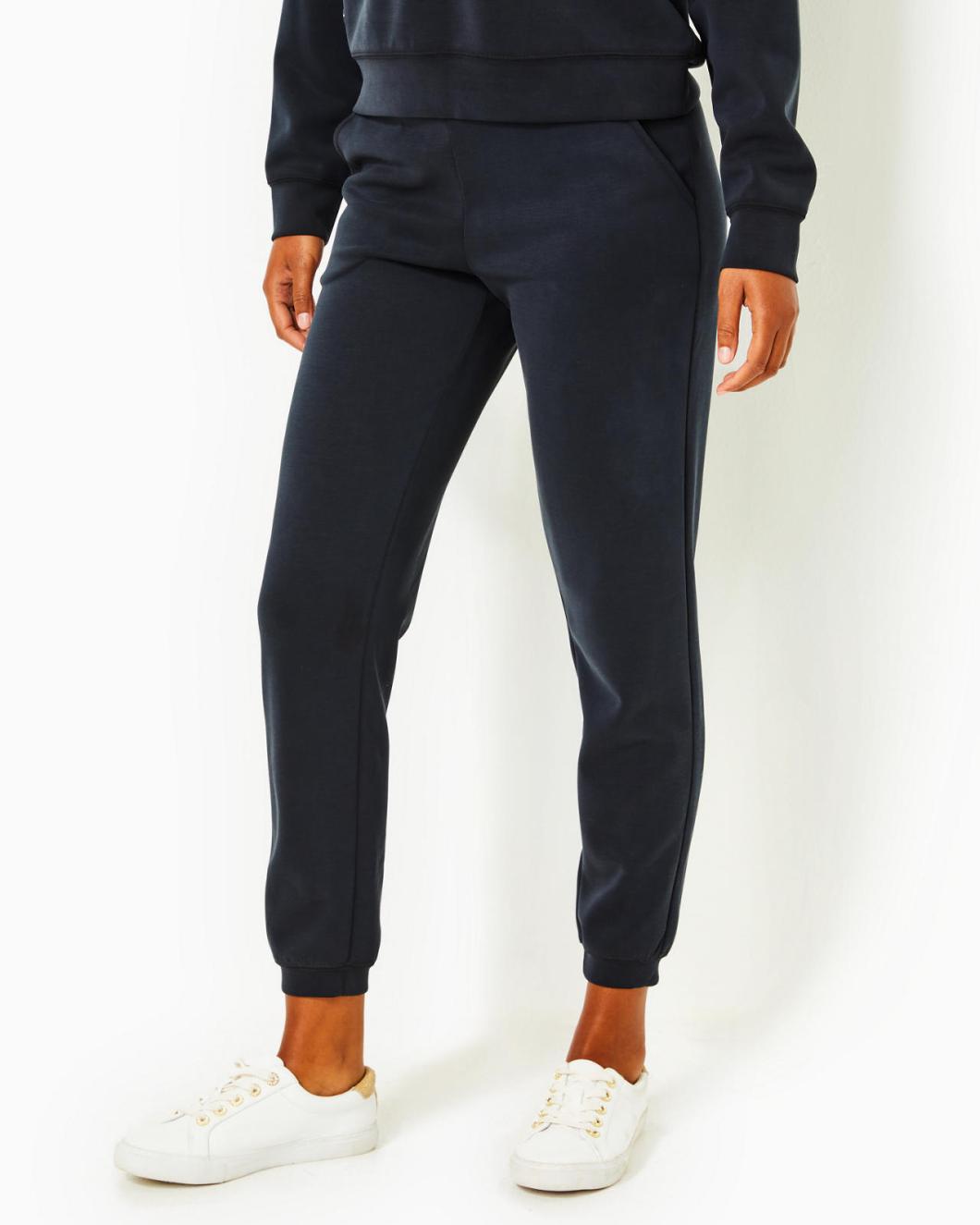 Lilly Pulitzer Upf 50+ 28" Aveena Knit Pant Noir | Women Bottoms