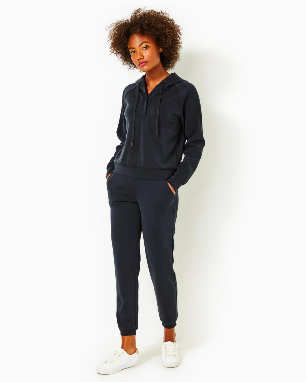 Lilly Pulitzer Upf 50+ 28" Aveena Knit Pant Noir | Women Bottoms