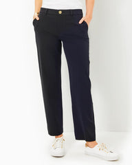 Lilly Pulitzer Upf 50+ 28" Travel Trouser Noir | Women Bottoms