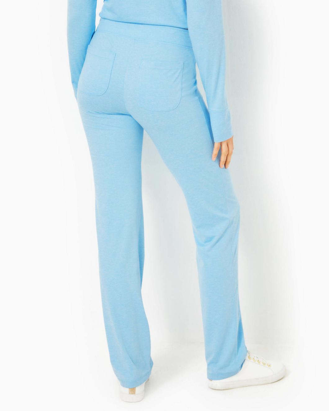 Lilly Pulitzer Upf 50+ 31.5" Tayden Pant Heathered Bon Bon Blue | Women Bottoms