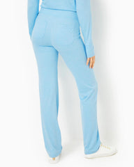 Lilly Pulitzer Upf 50+ 31.5" Tayden Pant Heathered Bon Bon Blue | Women Bottoms