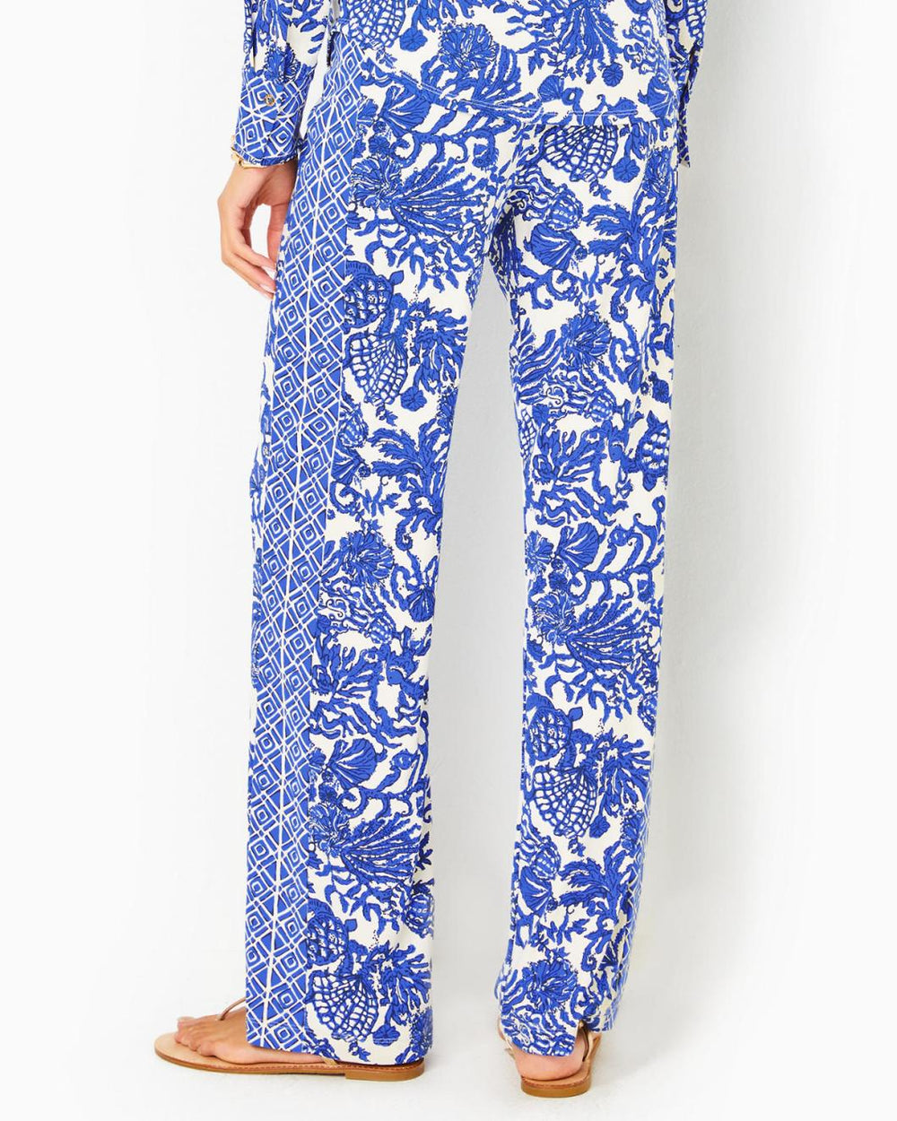 Lilly Pulitzer Upf 50+ 32" Grenada Knit Pant Deeper Coconut Ride With Me Engineered Chillylilly | Women Bottoms