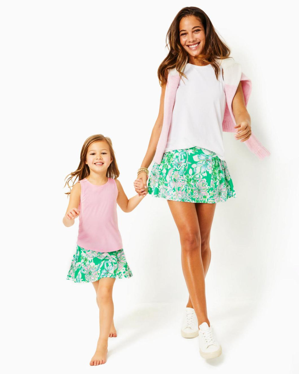 Lilly Pulitzer Upf 50+ Bacio Skort Spearmint Blossom Views | Women Bottoms