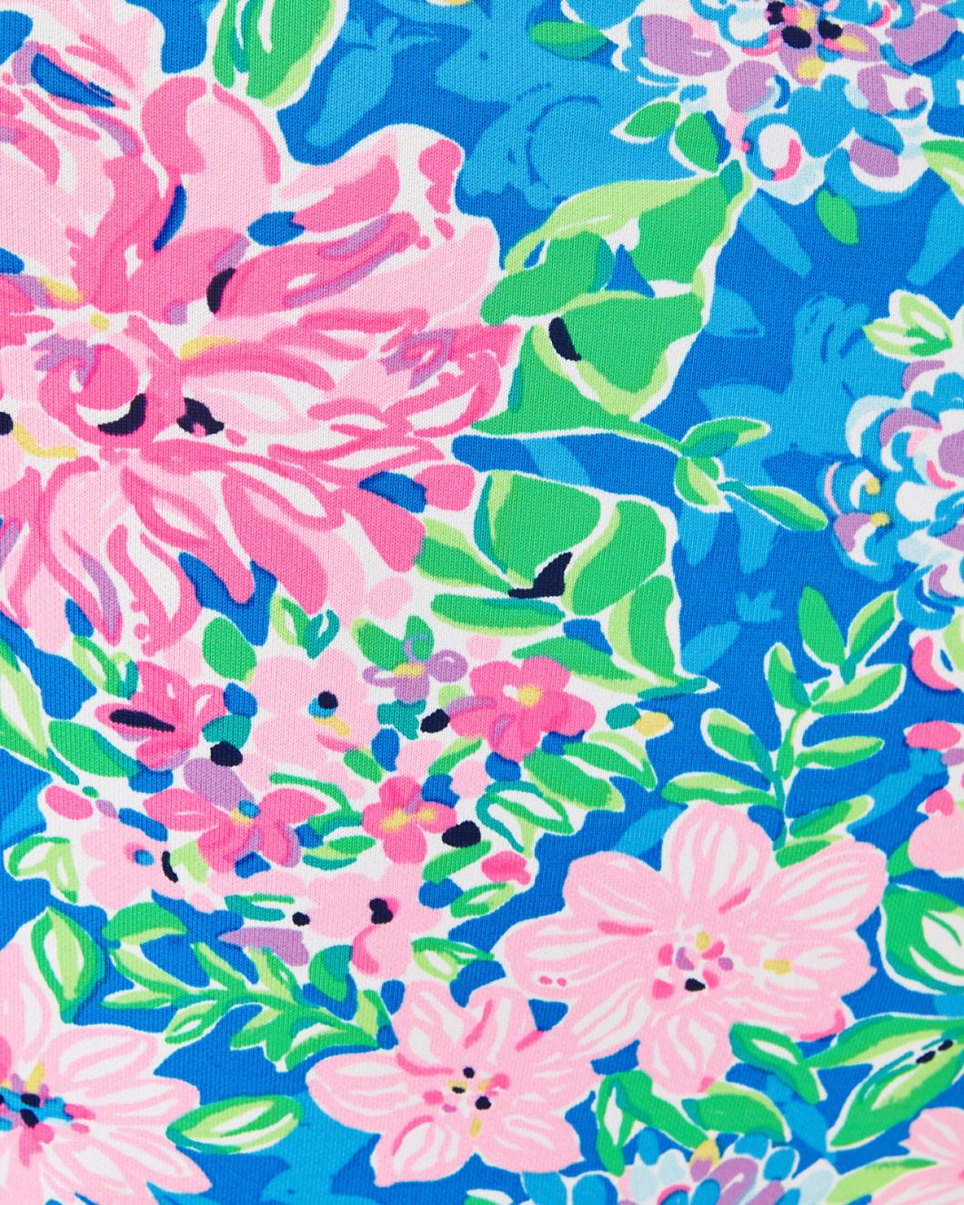 Lilly Pulitzer Upf 50+ Chillylilly Marlena Button Down Top Multi Spring In Your Step | Women Tops