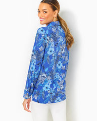 Lilly Pulitzer Upf 50+ Giavana Tunic Alba Blue Cruisin Together | Women Tops