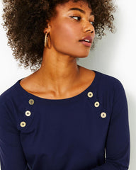 Lilly Pulitzer Upf 50+ Kaelin Dress True Navy | Women A-Line/Easy Dresses