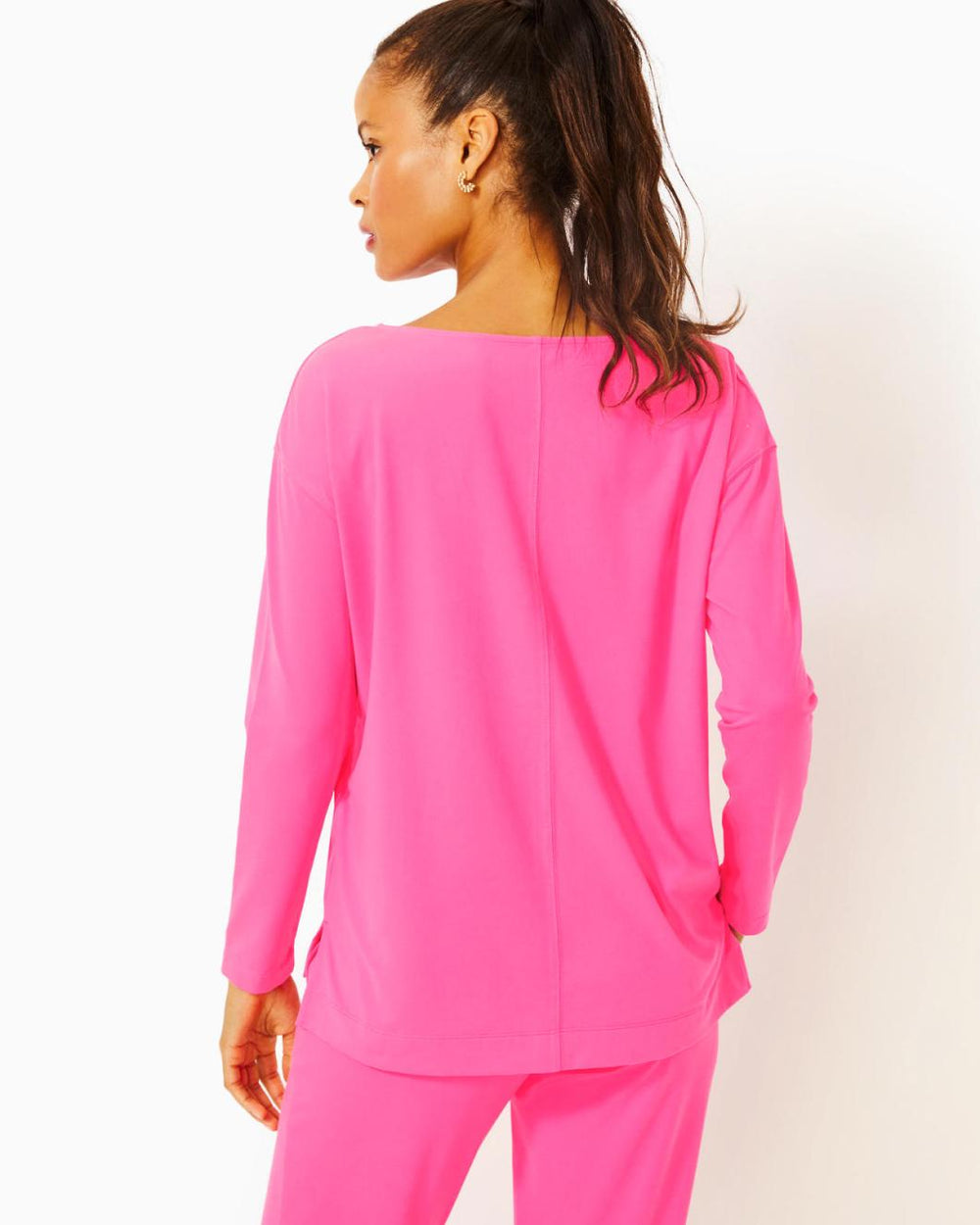 Lilly Pulitzer Upf 50+ Karessa Top Roxie Pink | Women Tops