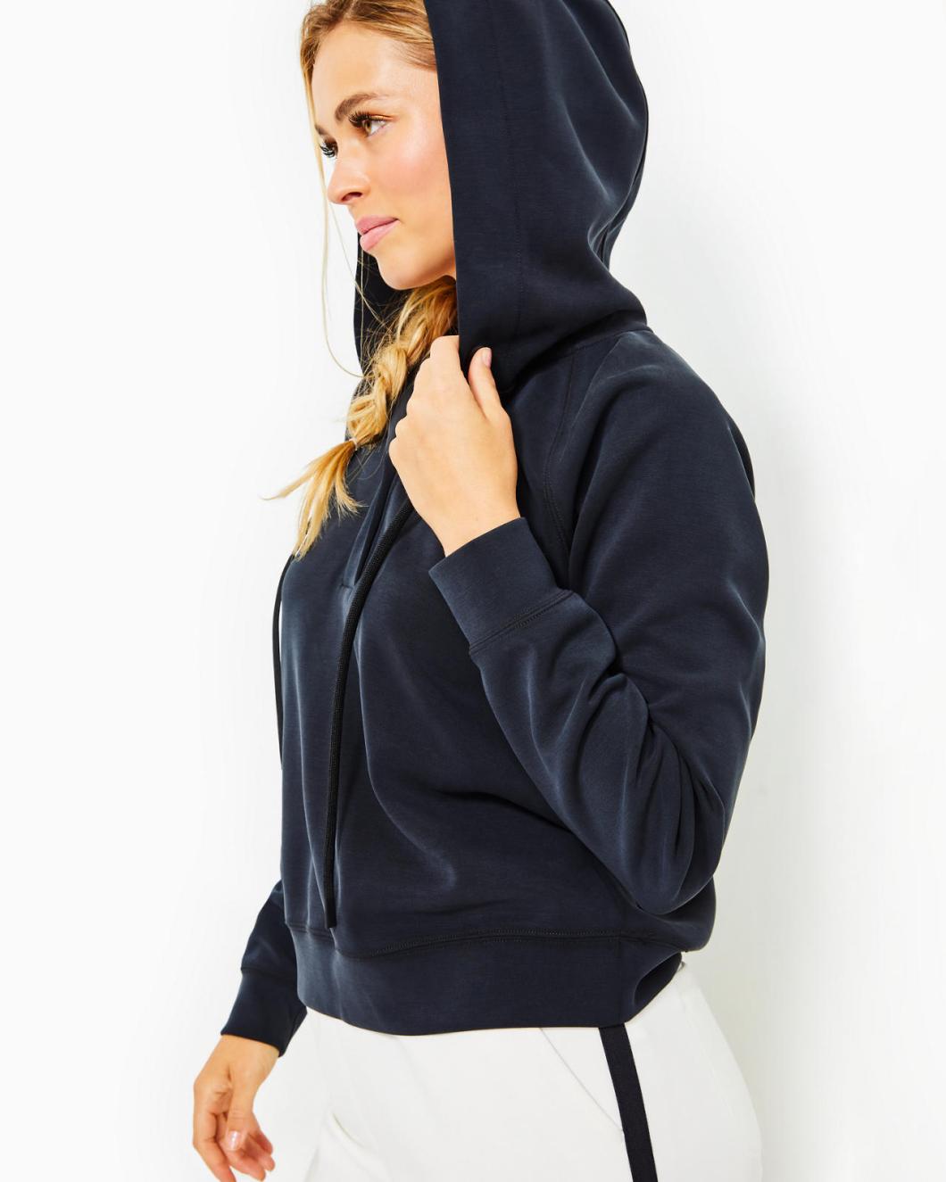 Lilly Pulitzer Upf 50+ Kendy Pullover Noir | Women Tops