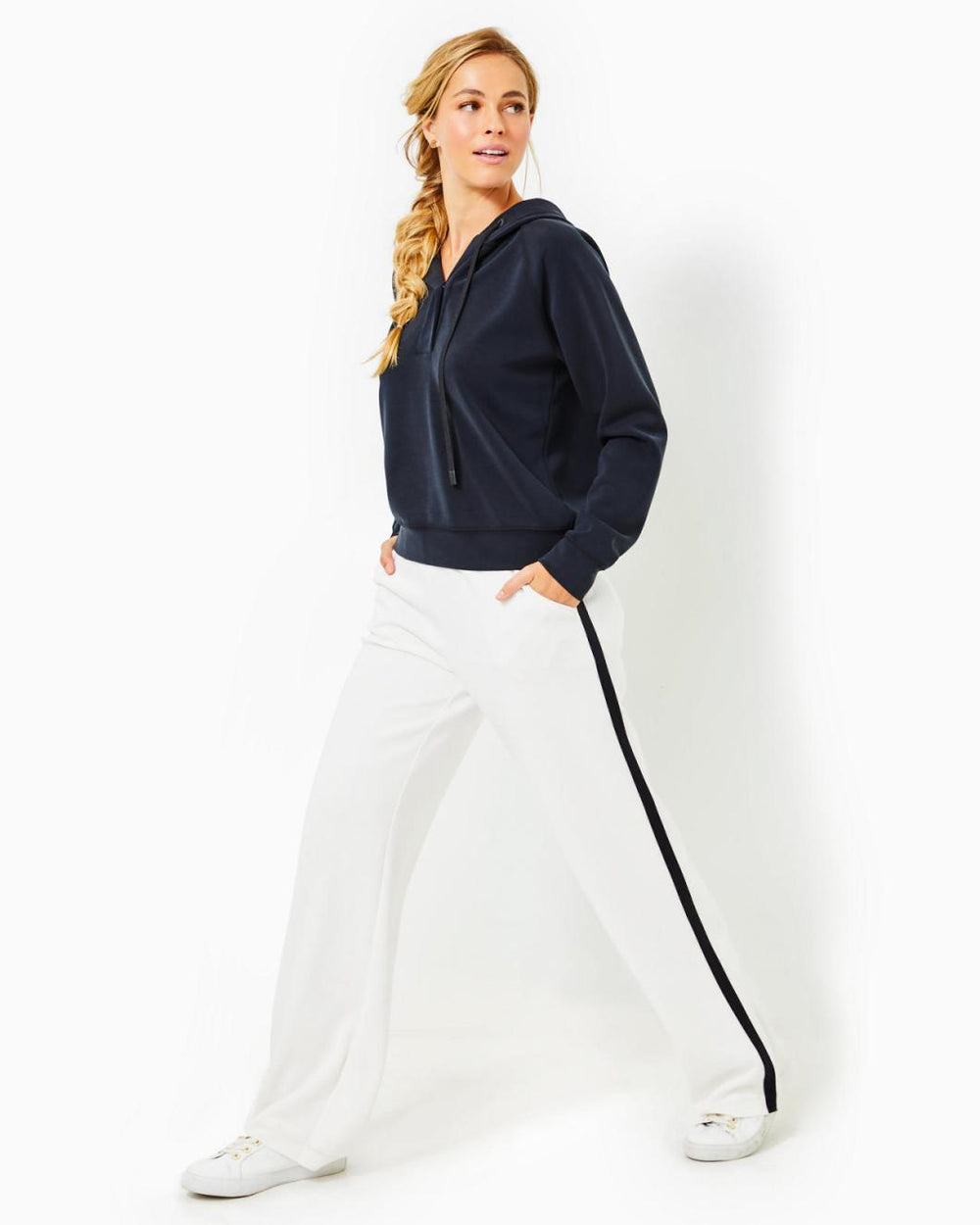 Lilly Pulitzer Upf 50+ Kendy Pullover Noir | Women Tops