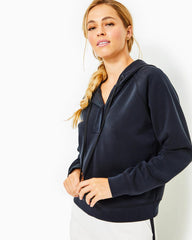 Lilly Pulitzer Upf 50+ Kendy Pullover Noir | Women Tops