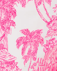 Lilly Pulitzer Upf 50+ Luxletic 25" Corso Crop Pant Resort White Pb Anniversary Toile Golf | Women Bottoms