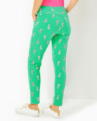Lilly Pulitzer Upf 50+ Luxletic 28" Corso Golf Pant Spearmint Par Tee Animals Golf | Women Bottoms