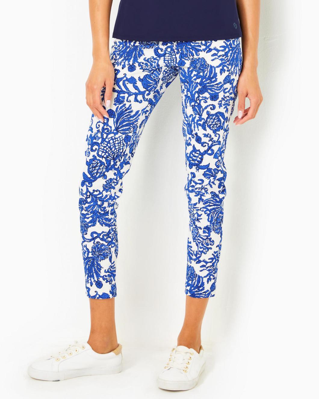 Lilly Pulitzer Upf 50+ Luxletic 28" Corso Pant Deeper Coconut Ride With Me Golf | Women Bottoms