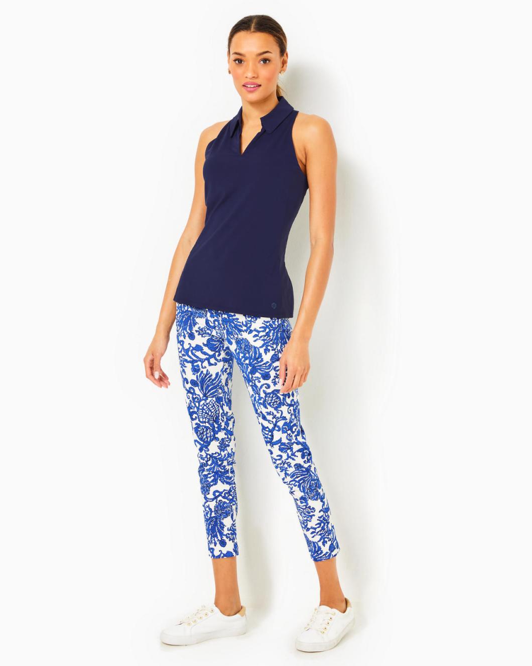 Lilly Pulitzer Upf 50+ Luxletic 28" Corso Pant Deeper Coconut Ride With Me Golf | Women Bottoms