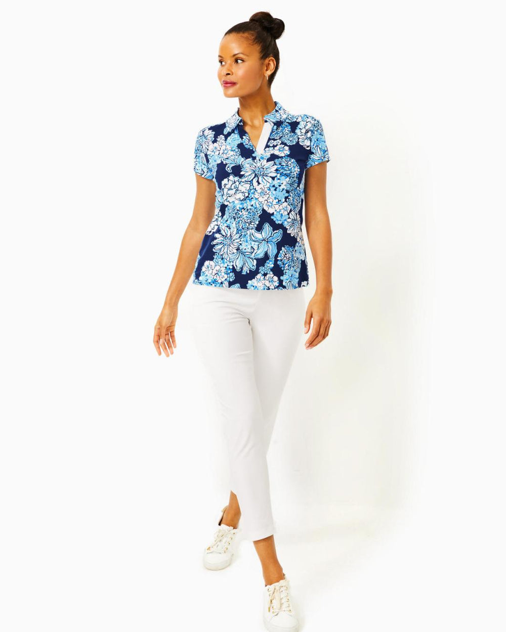 Lilly Pulitzer Upf 50+ Luxletic 28" Corso Pant Resort White | Women Bottoms