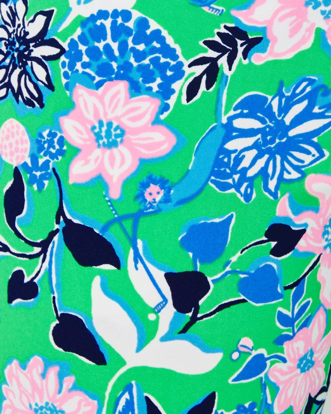 Lilly Pulitzer Upf 50+ Luxletic 28" Corso Pant Spearmint Golf Till You Drop Woven | Women Bottoms