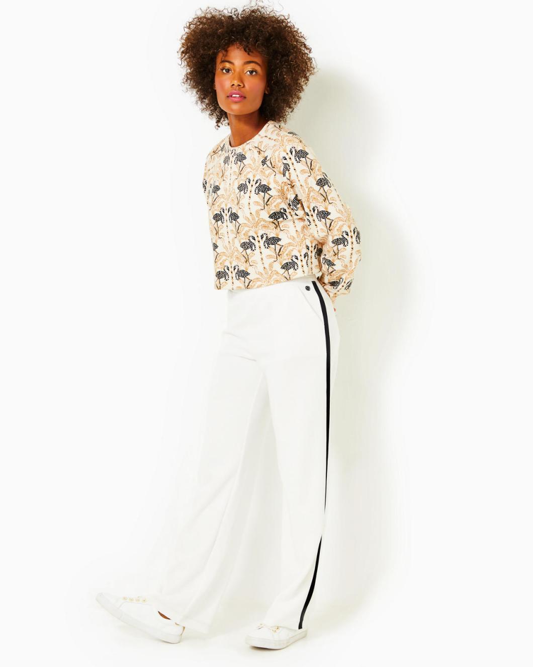 Lilly Pulitzer Upf 50+ Luxletic 30.5" Dylana Track Pant Coconut | Women Bottoms