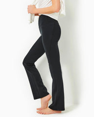 Lilly Pulitzer Upf 50+ Luxletic 31.5" Carpe Vita Flare Legging Onyx | Women Bottoms