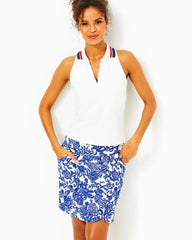 Lilly Pulitzer Upf 50+ Luxletic Avalonna Bra Polo Resort White | Women Tops