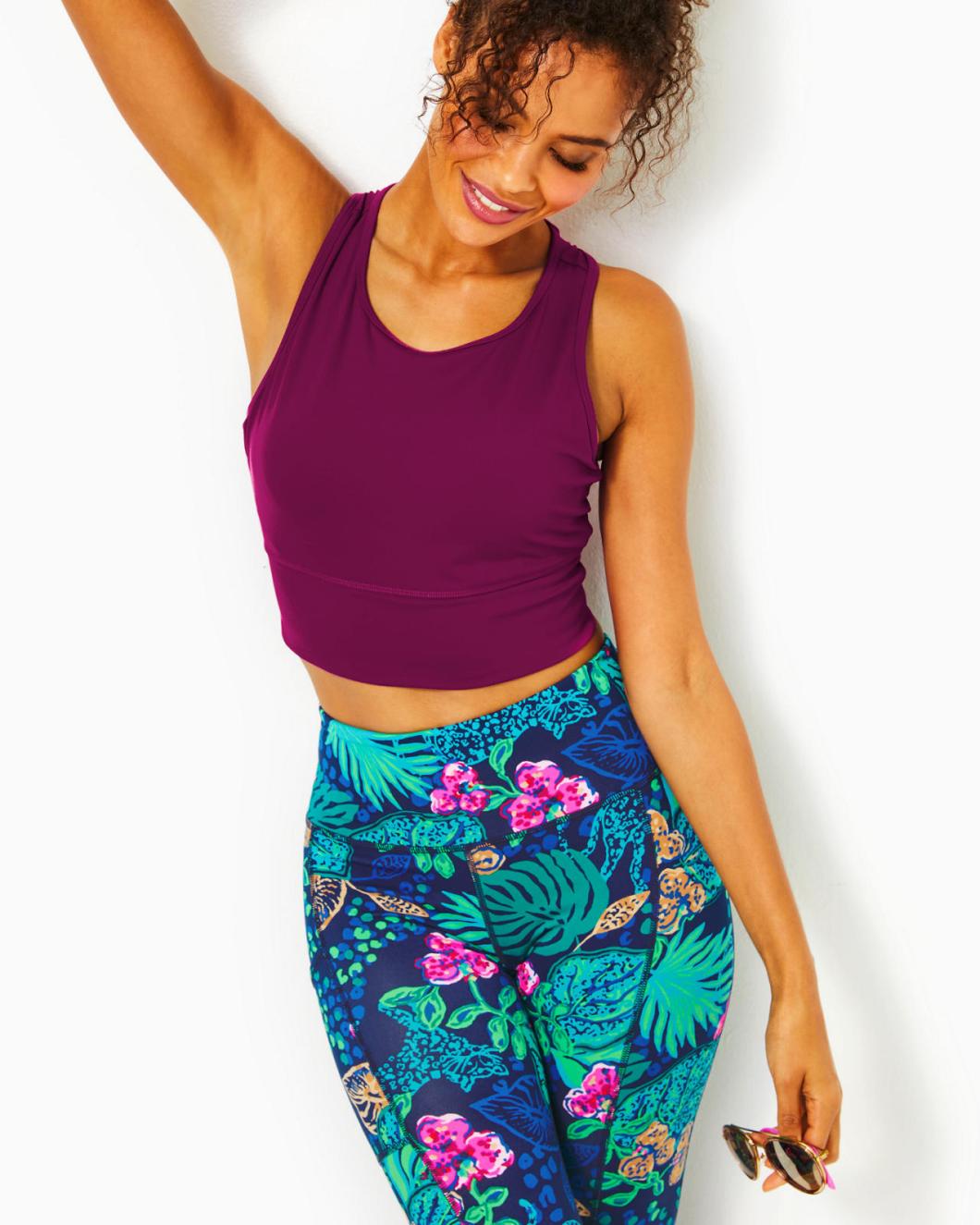 Lilly Pulitzer Upf 50+ Luxletic Bentlee Bra Top Mulberry | Women Tops