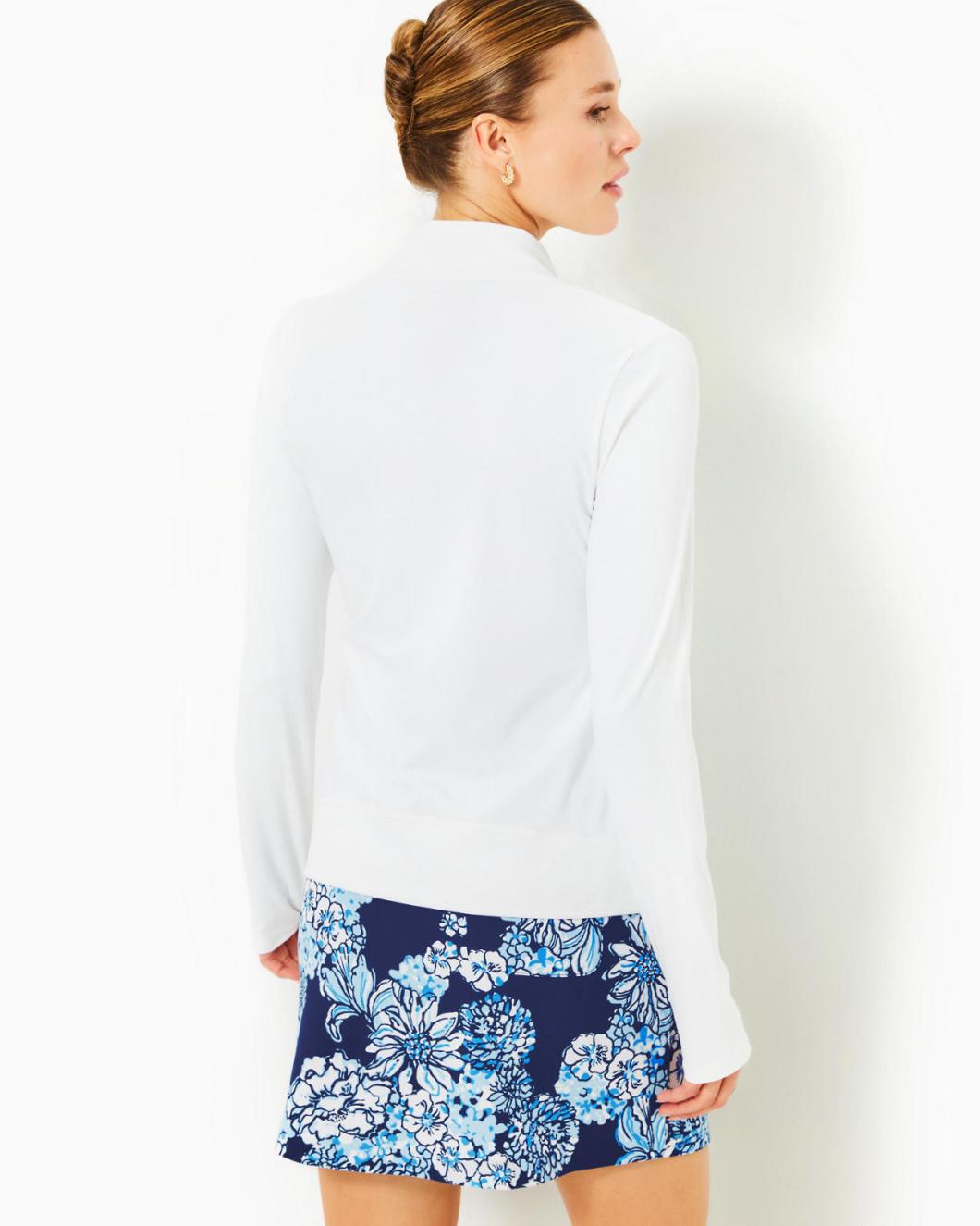 Lilly Pulitzer Upf 50+ Luxletic Brittana Jacket Resort White | Women Tops