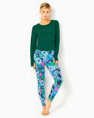 Lilly Pulitzer Upf 50+ Luxletic Emerie Active Tee Evergreen | Women Tops