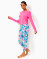 Lilly Pulitzer Upf 50+ Luxletic Emerie Active Tee Roxie Pink | Women Tops