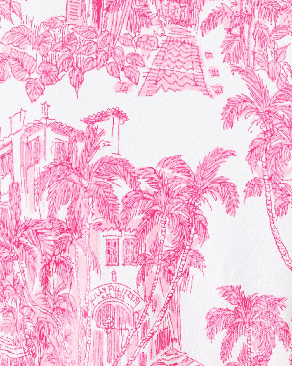 Lilly Pulitzer Upf 50+ Luxletic Frida Scallop Polo Dress Resort White Pb Anniversary Toile | Women Active Dresses