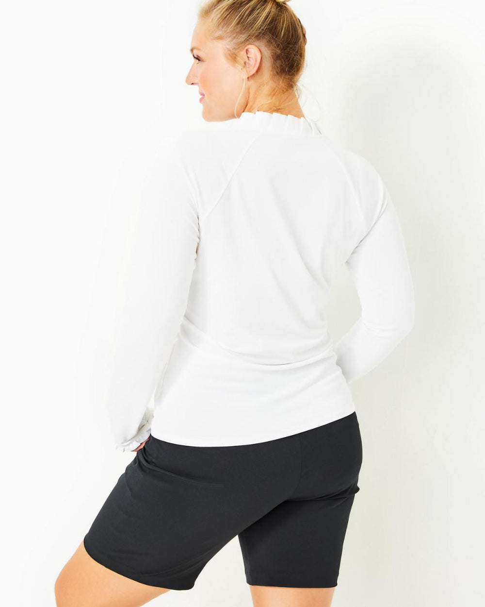 Lilly Pulitzer Upf 50+ Luxletic Hutton Polo Resort White | Women Tops