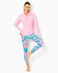 Lilly Pulitzer Upf 50+ Luxletic Justine Pullover Conch Shell Pink | Women Tops