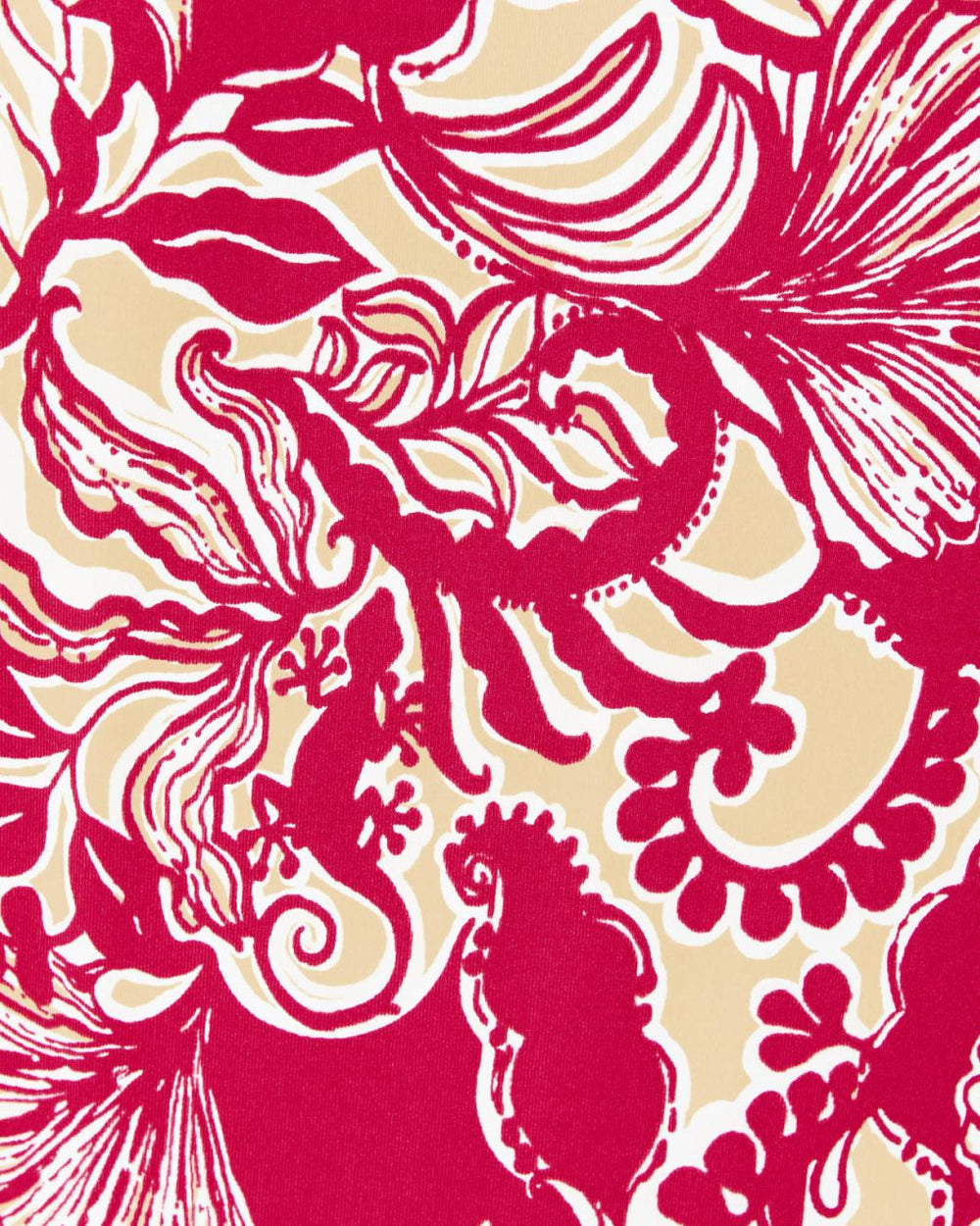 Lilly Pulitzer Upf 50+ Luxletic Justine Pullover Poinsettia Red Island Vibes | Women Tops