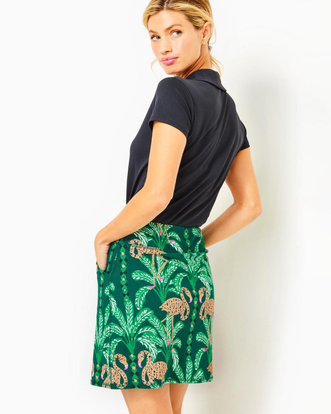 Lilly Pulitzer Upf 50+ Luxletic Maryana Skort Evergreen Stir It Up Engineered | Women Bottoms