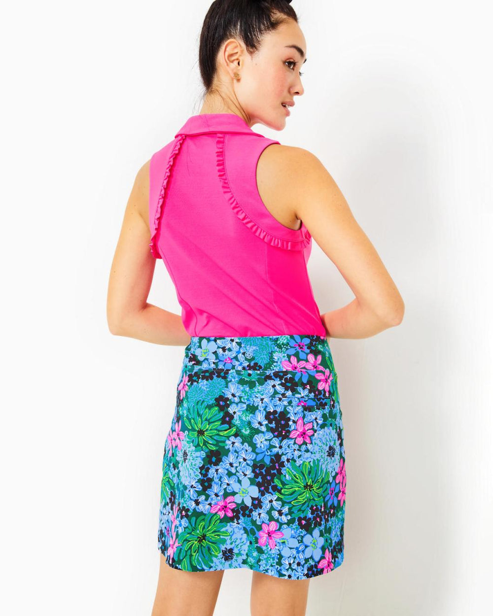 Lilly Pulitzer Upf 50+ Luxletic Monica Skort Multi Soiree All Day Golf | Women Bottoms