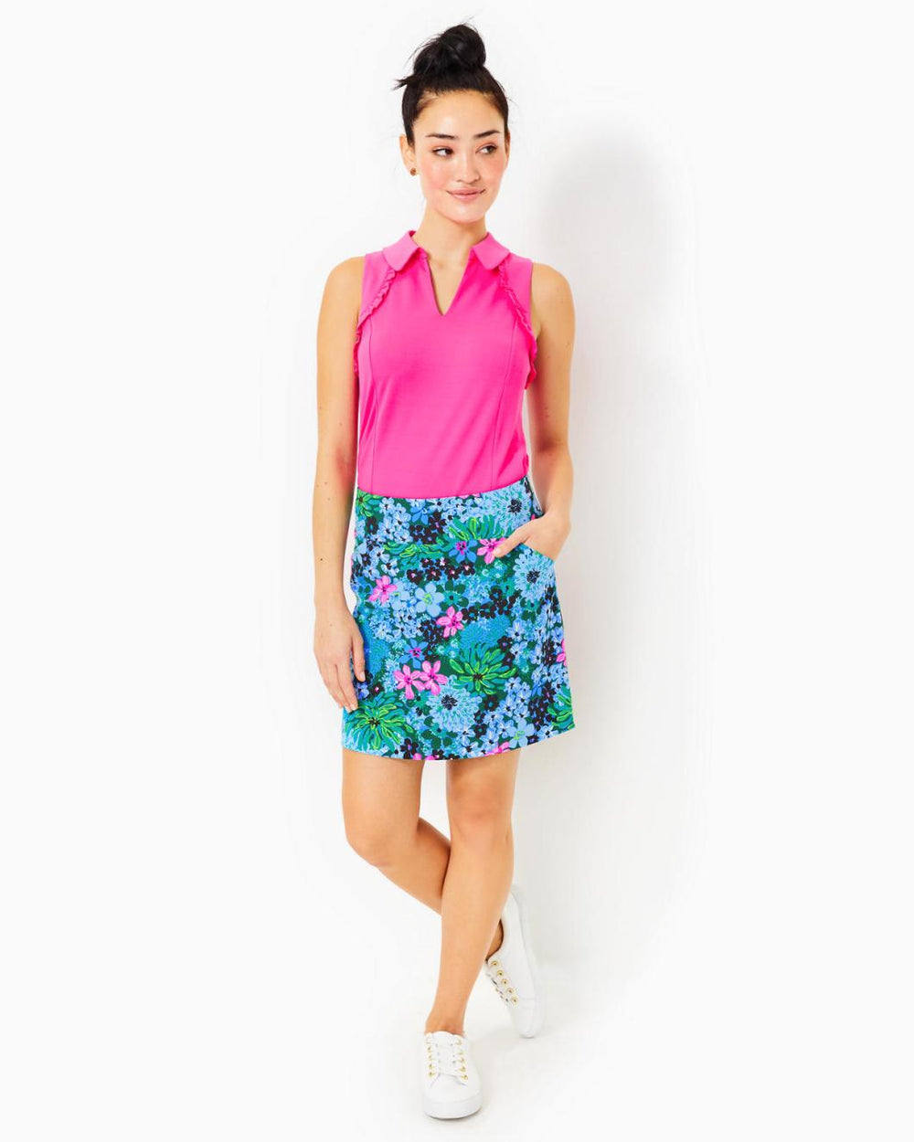 Lilly Pulitzer Upf 50+ Luxletic Monica Skort Multi Soiree All Day Golf | Women Bottoms