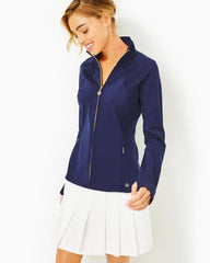 Lilly Pulitzer Upf 50+ Luxletic Tennison Jacket True Navy | Women Tops