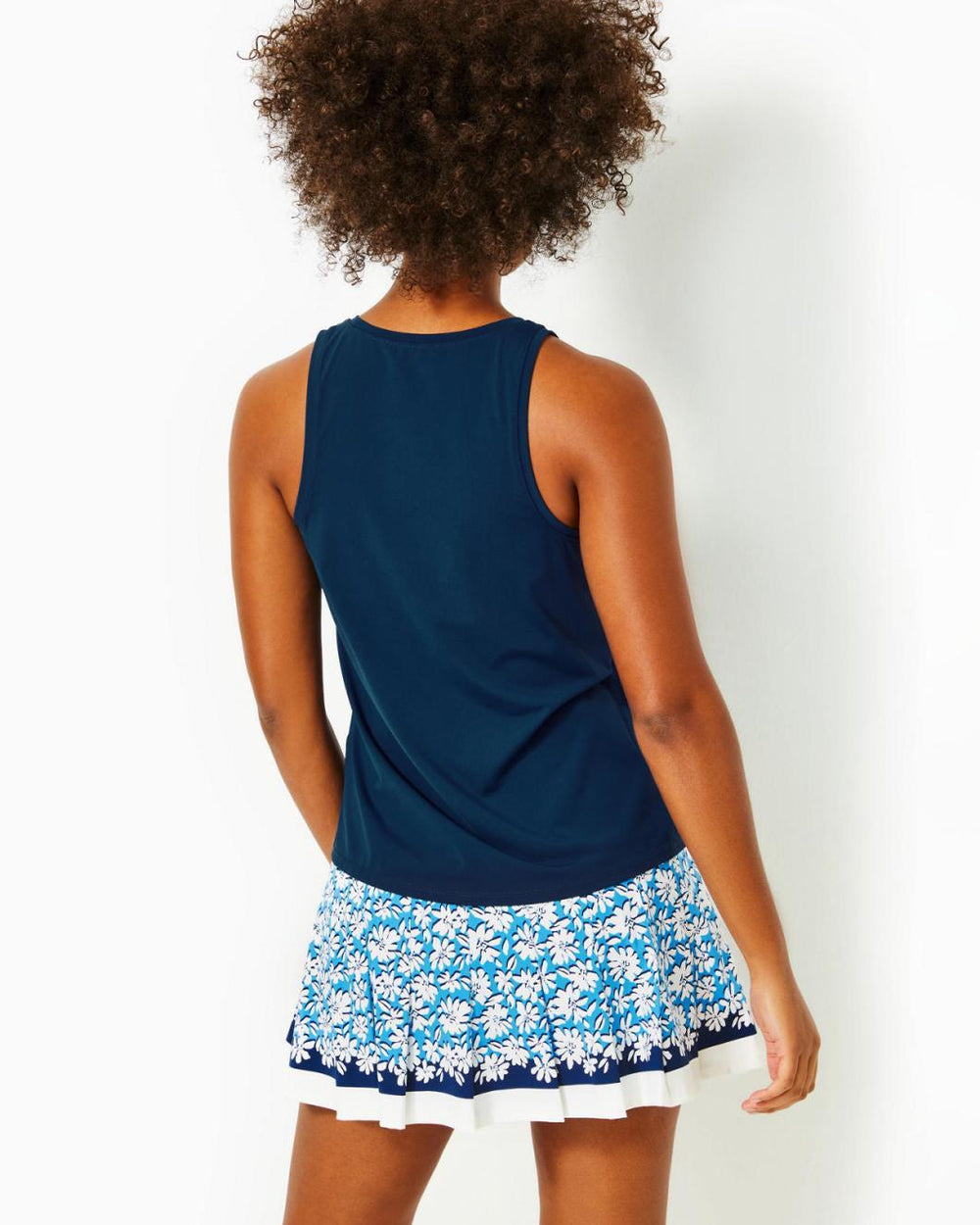 Lilly Pulitzer Upf 50+ Luxletic Westley Active Tank Low Tide Navy | Women Tops