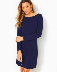 Lilly Pulitzer Upf 50+ Maddox Straight Dress True Navy | Women Straight Dresses