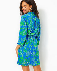 Lilly Pulitzer Upf 50+ Pilar Tunic Dress Briny Blue A Bit Salty | Women A-Line/Easy Dresses