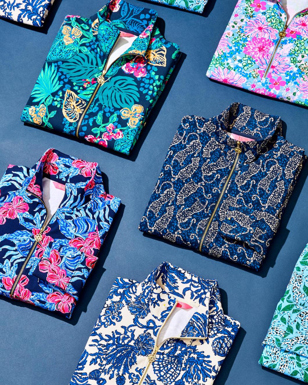 Lilly Pulitzer Upf 50+ Skipper Popover Low Tide Navy Its Ofishell | Women Tops